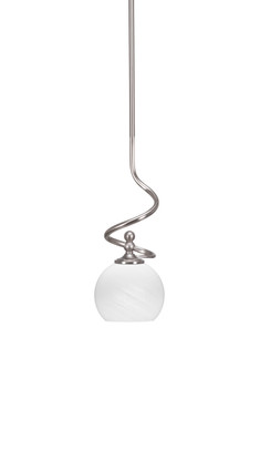 Toltec Lighting - 901-BN-4101 - One Light Mini Pendant - Capri - Brushed Nickel