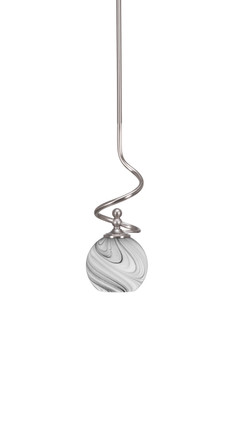 Toltec Lighting - 901-BN-4109 - One Light Mini Pendant - Capri - Brushed Nickel