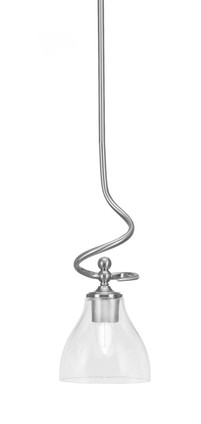 Toltec Lighting - 901-BN-4760 - One Light Mini Pendant - Capri - Brushed Nickel
