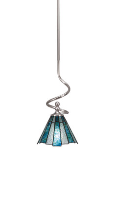 Toltec Lighting - 901-BN-9325 - One Light Mini Pendant - Capri - Brushed Nickel