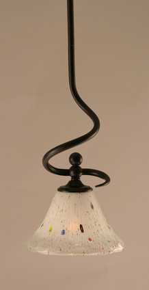 Toltec Lighting - 901-DG-751 - One Light Mini Pendant - Capri - Dark Granite