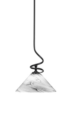 Toltec Lighting - 901-MB-2129 - One Light Mini Pendant - Capri - Matte Black