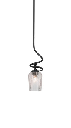 Toltec Lighting - 901-MB-4250 - One Light Mini Pendant - Capri - Matte Black