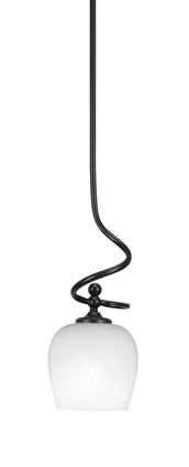 Toltec Lighting - 901-MB-4811 - One Light Mini Pendant - Capri - Matte Black