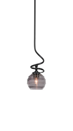 Toltec Lighting - 901-MB-5112 - One Light Mini Pendant - Capri - Matte Black