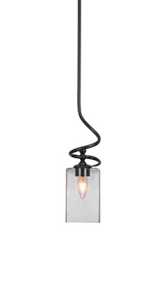 Toltec Lighting - 901-MB-530 - One Light Mini Pendant - Capri - Matte Black