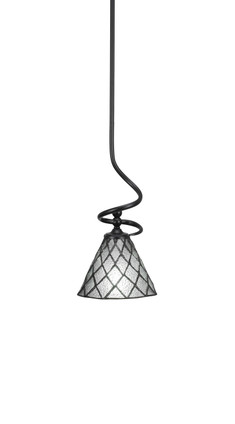 Toltec Lighting - 901-MB-9185 - One Light Mini Pendant - Capri - Matte Black