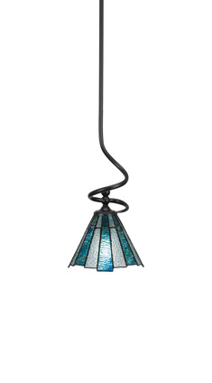 Toltec Lighting - 901-MB-9325 - One Light Mini Pendant - Capri - Matte Black