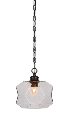 Toltec Lighting - 92-MB-4492 - One Light Pendant - Rocklin - Brushed Nickel