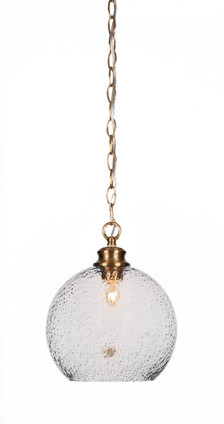 Toltec Lighting - 92-NAB-4352 - One Light Pendant - Kimbro - New Age Brass