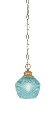 Toltec Lighting - 92-NAB-4625 - One Light Pendant - Zola - New Age Brass