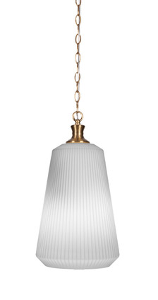 Toltec Lighting - 93-NAB-4641 - One Light Pendant - Carina - New Age Brass