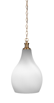 Toltec Lighting - 93-NAB-4661 - One Light Pendant - Carina - New Age Brass