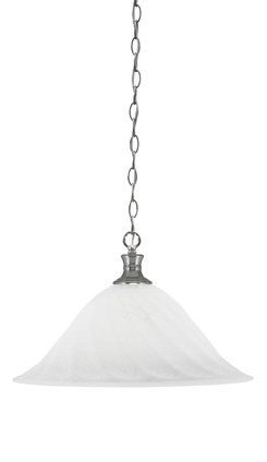 Toltec Lighting - 96-BN-5781 - One Light Pendant - Chain - Brushed Nickel