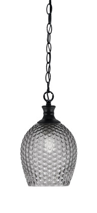 Toltec Lighting - 96-MB-4902 - One Light Pendant - Zola - Matte Black