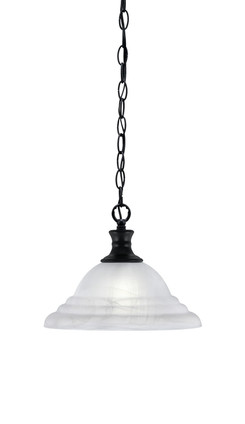 Toltec Lighting - 96-MB-5931 - One Light Pendant - Chain - Matte Black