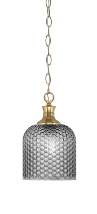 Toltec Lighting - 96-NAB-4912 - One Light Pendant - Zola - New Age Brass