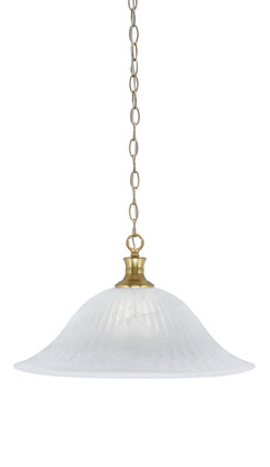 Toltec Lighting - 96-NAB-5881 - One Light Pendant - Chain - New Age Brass