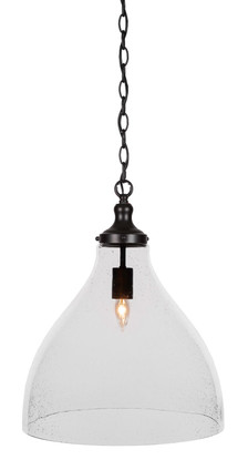 Toltec Lighting - 97-MB-4740 - One Light Pendant - Juno - Matte Black