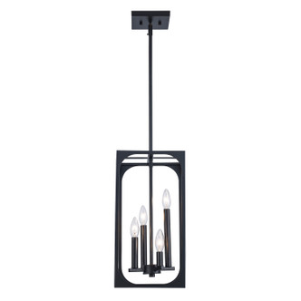 Trans Globe Imports - 11714 BK - Four Light Pendant - Ruby Ridge - Black