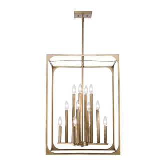 Trans Globe Imports - 11718 AG - 12 Light Pendant - Ruby Ridge - Antique Gold