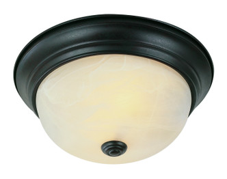 Trans Globe Imports - 13619 ROB - Three Light Flushmount - Browns - Rubbed Oil Bronze