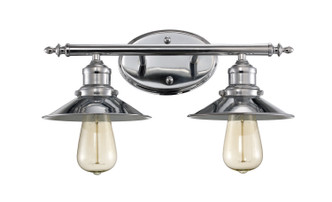 Trans Globe Imports - 20512 PC - Two Light Vanity Bar - Griswald - Polished Chrome Trans Globe Imports - 20512 PC - Two Light Vanity Bar - Griswald - Polished Chrome