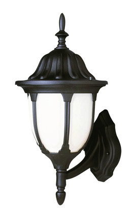Trans Globe Imports - 4040 BK - One Light Wall Lantern - Hamilton - Black