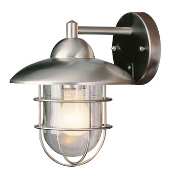 Trans Globe Imports - 4370 ST - One Light Wall Lantern - Gull - Steel