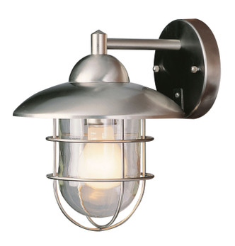 Trans Globe Imports - 4371 ST - One Light Wall Lantern - Gull - Steel