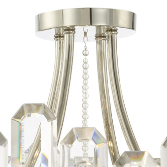 Bolton Four Light Semi Flush Mount (BOL-8884-PN)