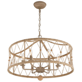 Brixton Six Light Chandelier (BRX-B7906-BS)