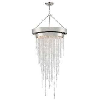 Crystorama - CLA-A3207-PN-CL-MWP - Six Light Chandelier - Clarksen - Polished Nickel