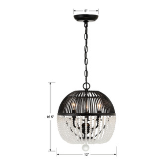 Duval Three Light Mini Chandelier (DUV-623-MK)