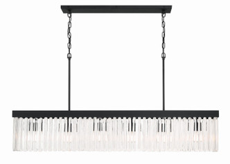 Crystorama - EMO-5407-BF - Six Light Chandelier - Emory - Black Forged
