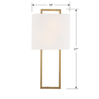 Fremont Two Light Wall Sconce (FRE-422-VG) Fremont Two Light Wall Sconce (FRE-422-VG)