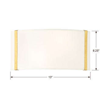 Fulton Two Light Wall Sconce (FUL-902-GA)