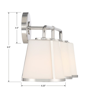 Fulton Three Light Bath (FUL-913-PN)