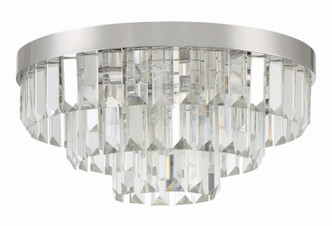 Hayes Eight Light Flush Mount (HAY-1403-PN)