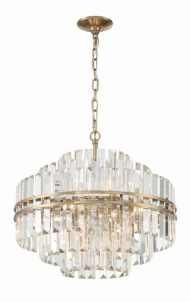 Hayes 12 Light Chandelier (HAY-1405-AG)