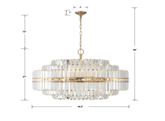 Hayes 32 Light Chandelier (HAY-1409-AG)