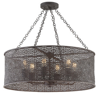 Jasmine Six Light Chandelier (JAS-A5016-FB)