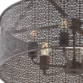 Jasmine Six Light Chandelier (JAS-A5016-FB) Jasmine Six Light Chandelier (JAS-A5016-FB)