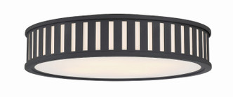 Crystorama - KEN-8305-BF - Four Light Flush Mount - Kendal - Black Forged