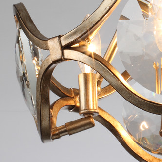 Quincy Four Light Semi Flush Mount (QUI-7624-DT)