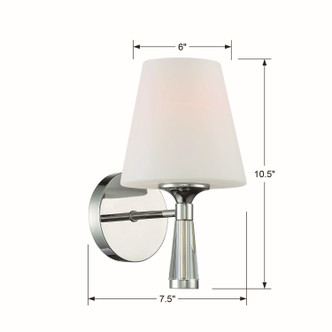 Ramsey One Light Wall Sconce (RAM-A3401-PN)