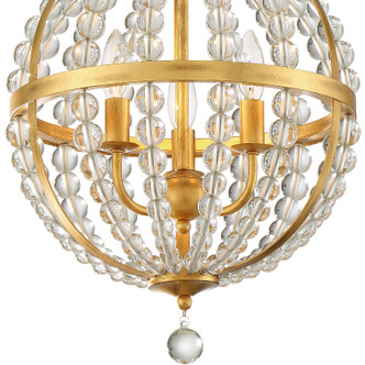 Roxy Three Light Chandelier (ROX-A9003-GA) Roxy Three Light Chandelier (ROX-A9003-GA)