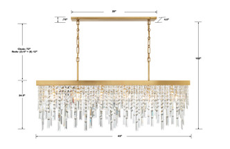 Winfield Six Light Chandelier (WIN-217-GA-CL-MWP)
