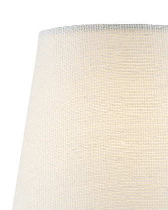Off-White Fine Grasscloth Chandelier Shade (0900-0024)