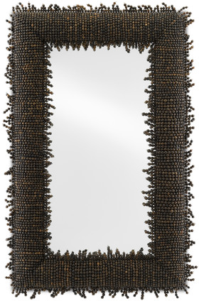 Currey and Company - 1000-0081 - Mirror - Pasay Collection - Black/Mirror